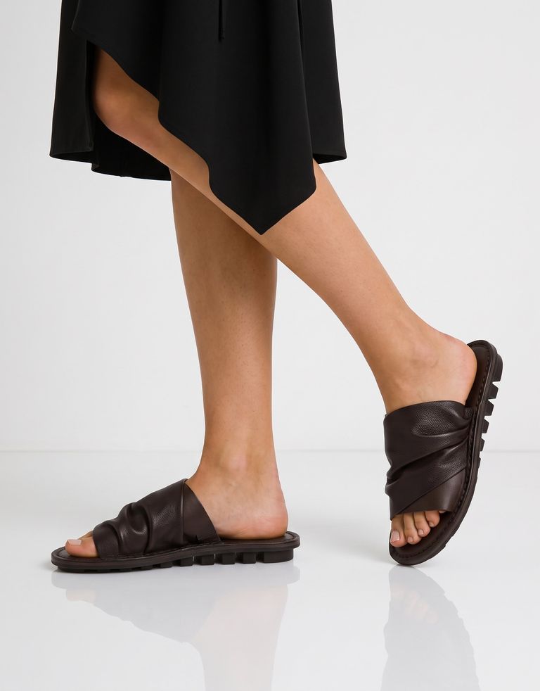 נעלי נשים - Trippen - כפכפים שטוחים DRIFT - חום2