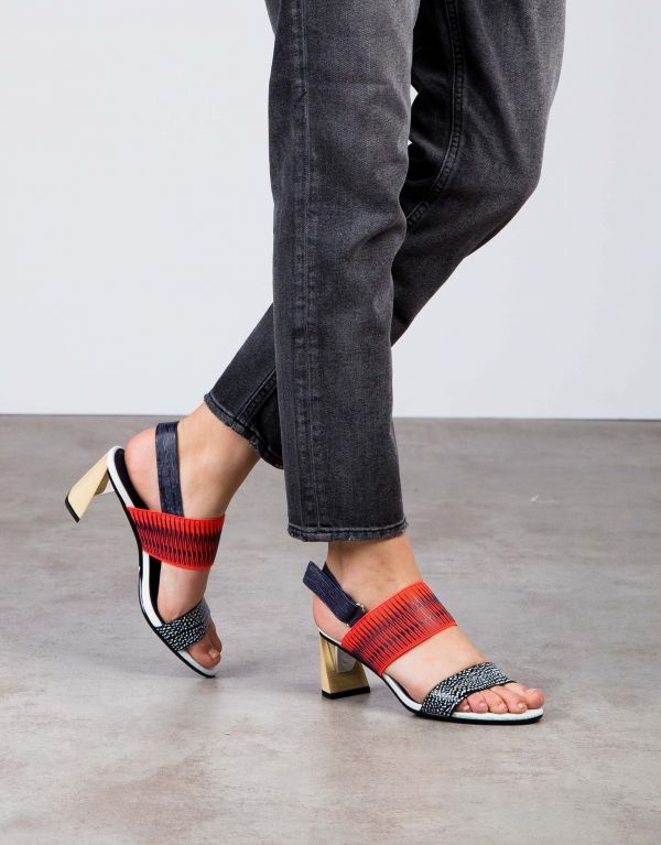 סנדל ZINK SLINGBACK MID United Nude | שופרא | shoofra