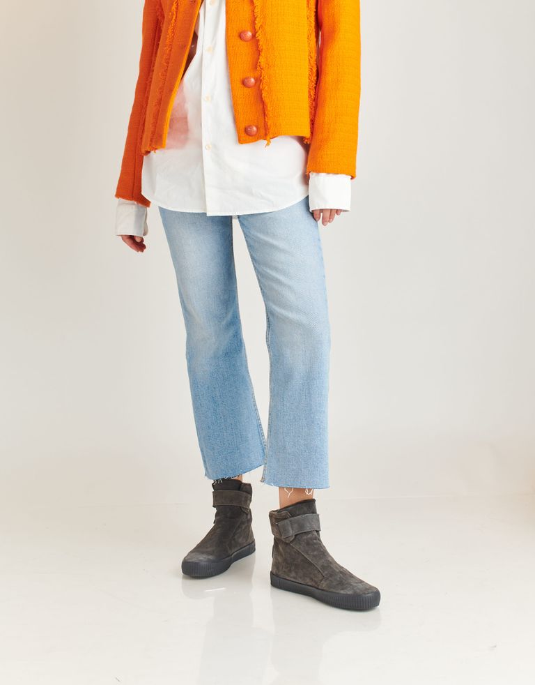 נעלי נשים - Aro - מגפונים עם סקוטש NOELLE - אפור1