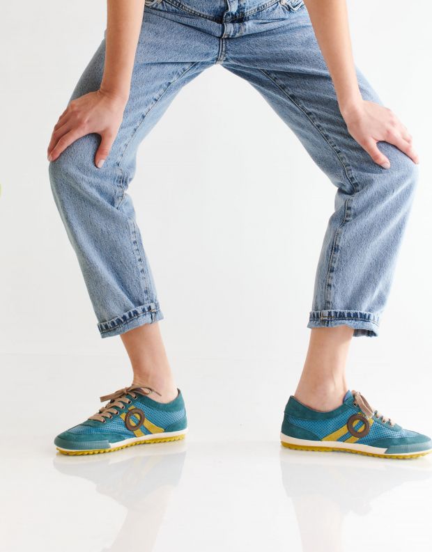נעלי נשים - Aro - סניקרס IDO - כחול   ירוק