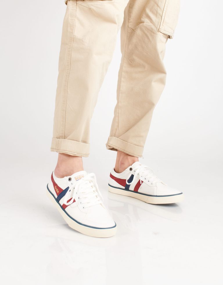 נעלי גברים - Gola - סניקרס COMET - לבן   אדום