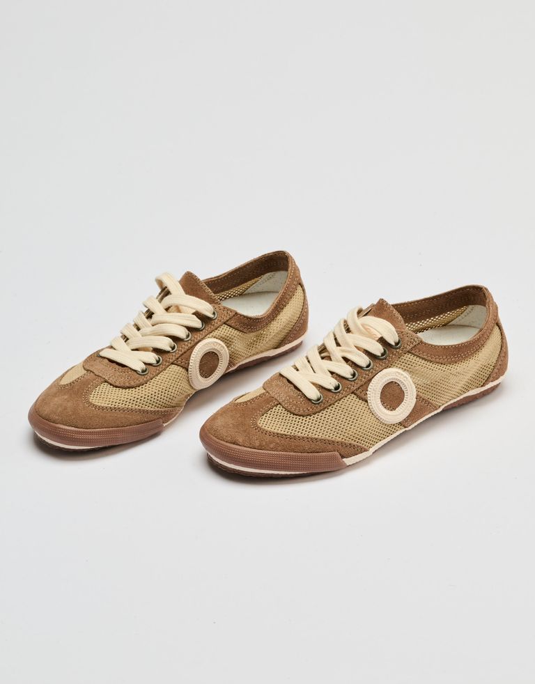 נעלי נשים - Aro - סניקרס JOANETA - חום בהיר2