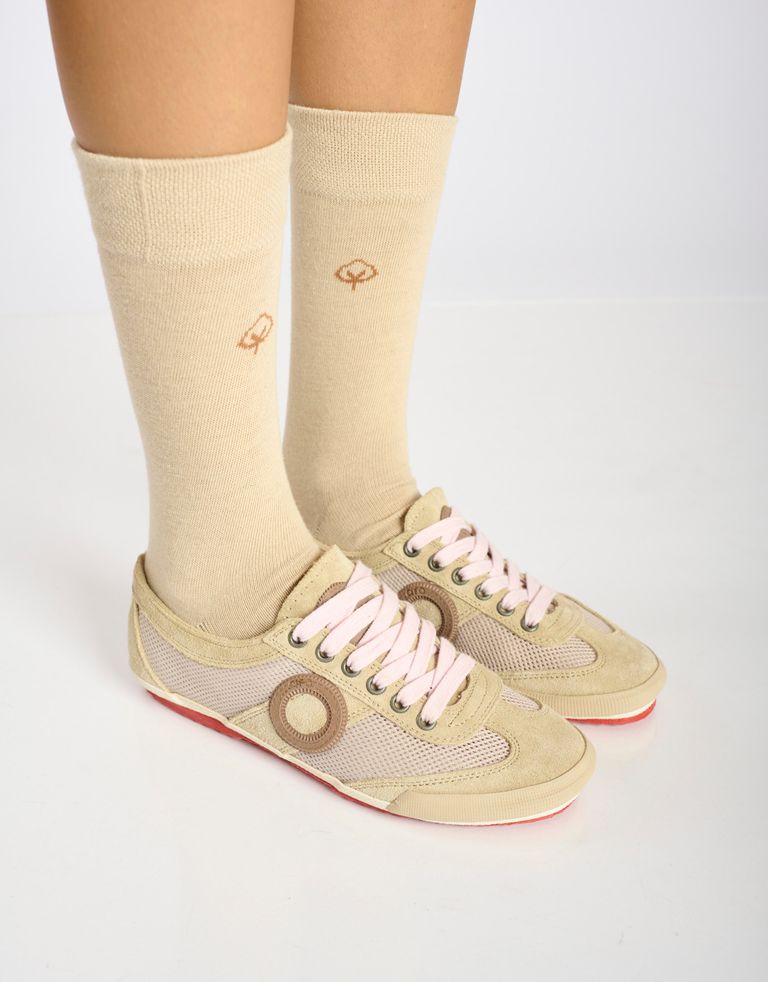 נעלי נשים - Aro - סניקרס JOANETA - בז'   ורוד4