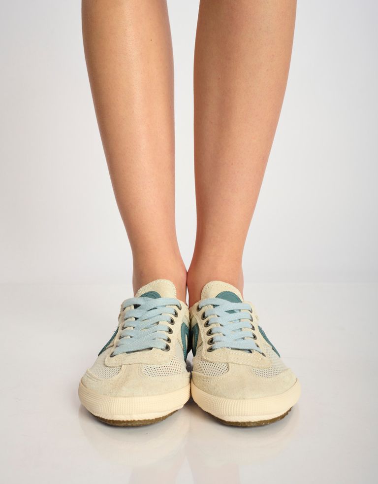 נעלי נשים - Aro - סניקרס JOANETA - אופוויט כחול4