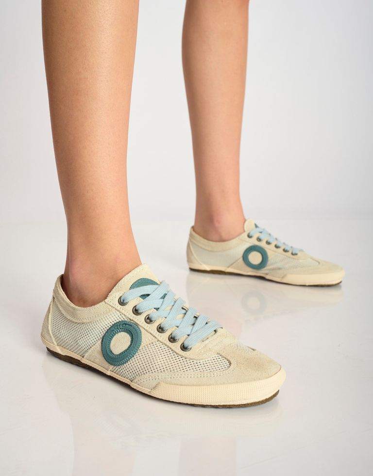 נעלי נשים - Aro - סניקרס JOANETA - אופוויט כחול1