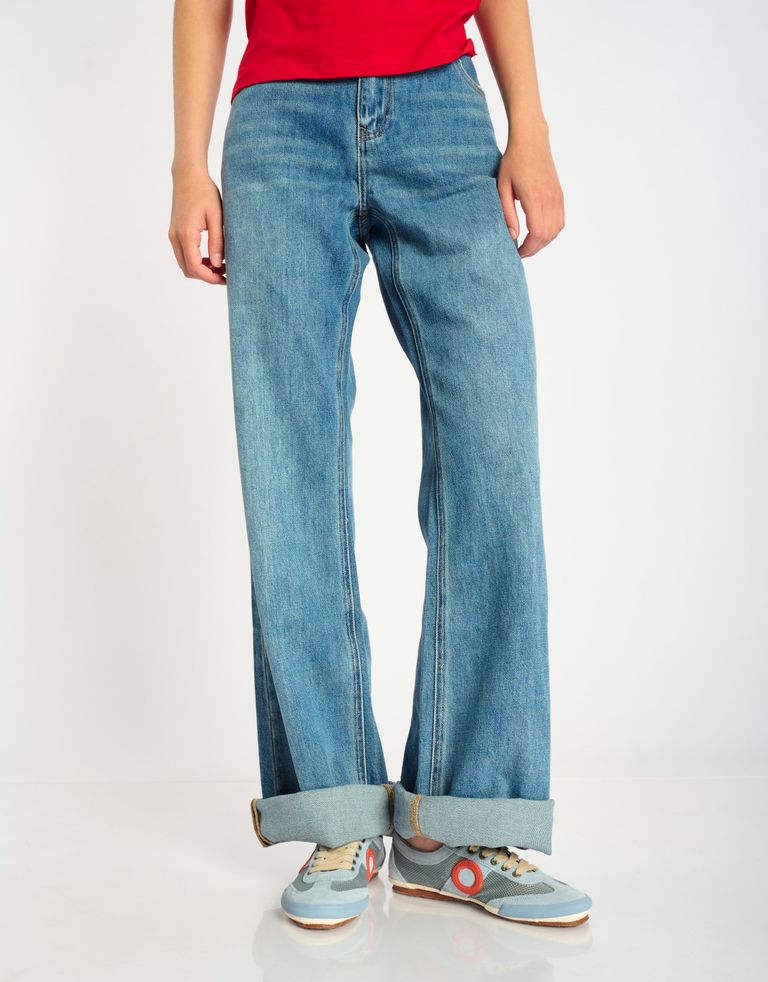 נעלי נשים - Aro - סניקרס JOANETA - תכלת   אדום2