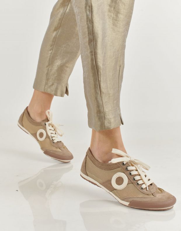 נעלי נשים - Aro - סניקרס JOANETA - חום בהיר