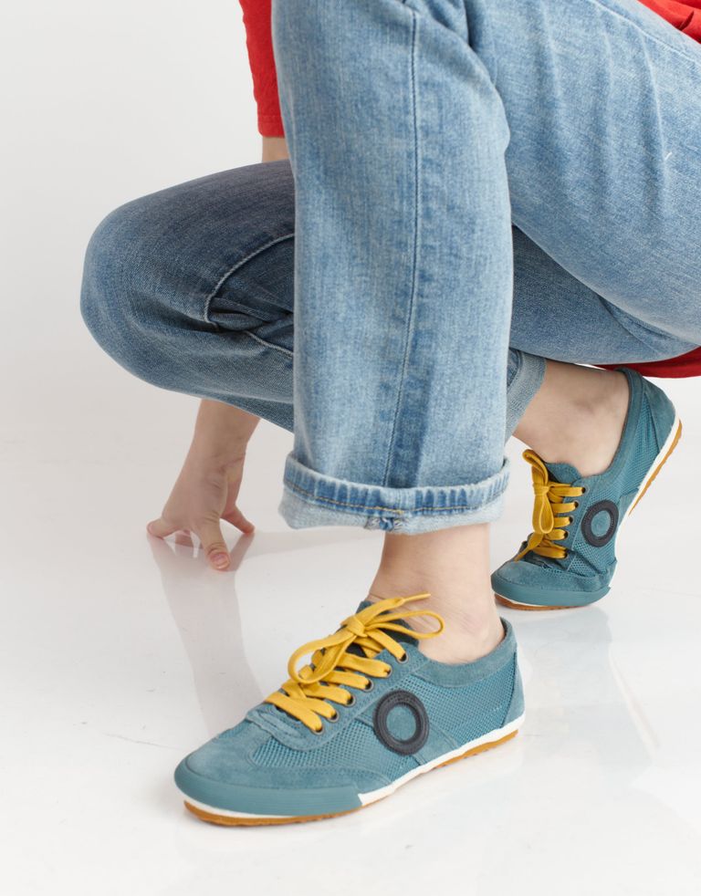 נעלי נשים - Aro - סניקרס JOANETA - כחול   כתום