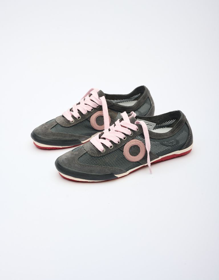 נעלי נשים - Aro - סניקרס JOANETA - אפור   ורוד4