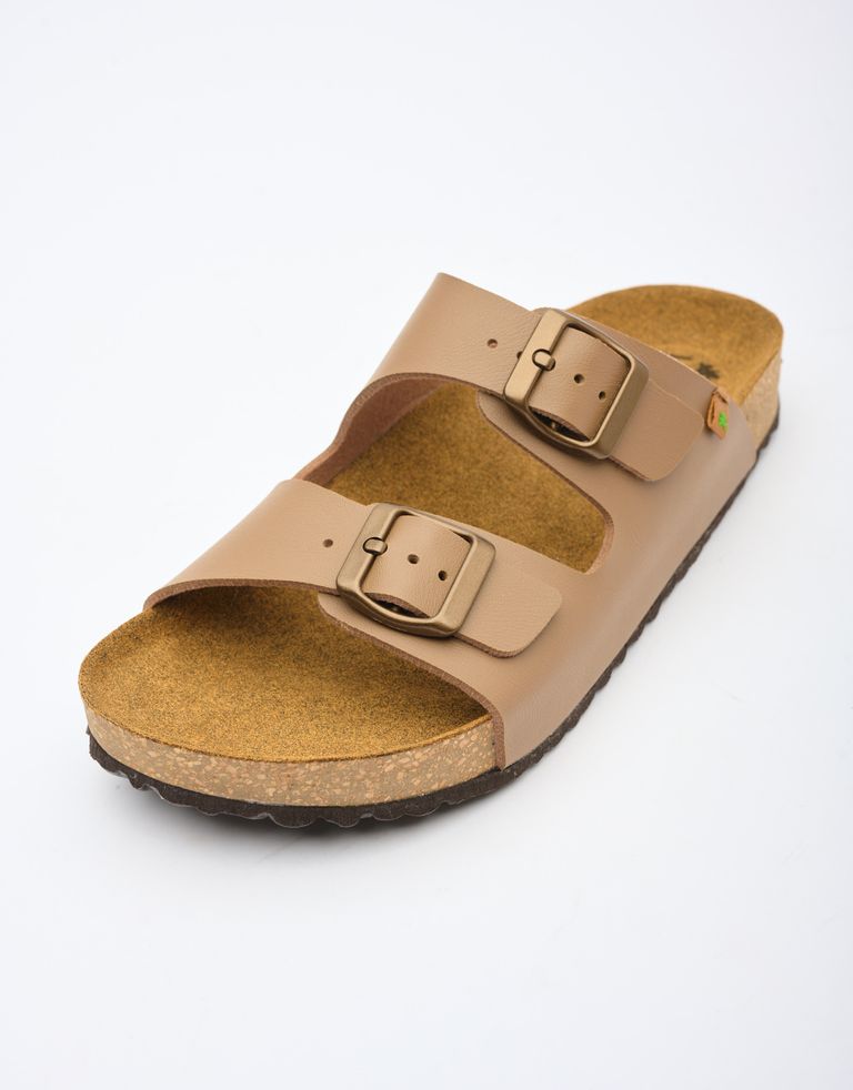 נעלי נשים - El Naturalista - כפכפי WARAJI VEGAN - אפור חום4