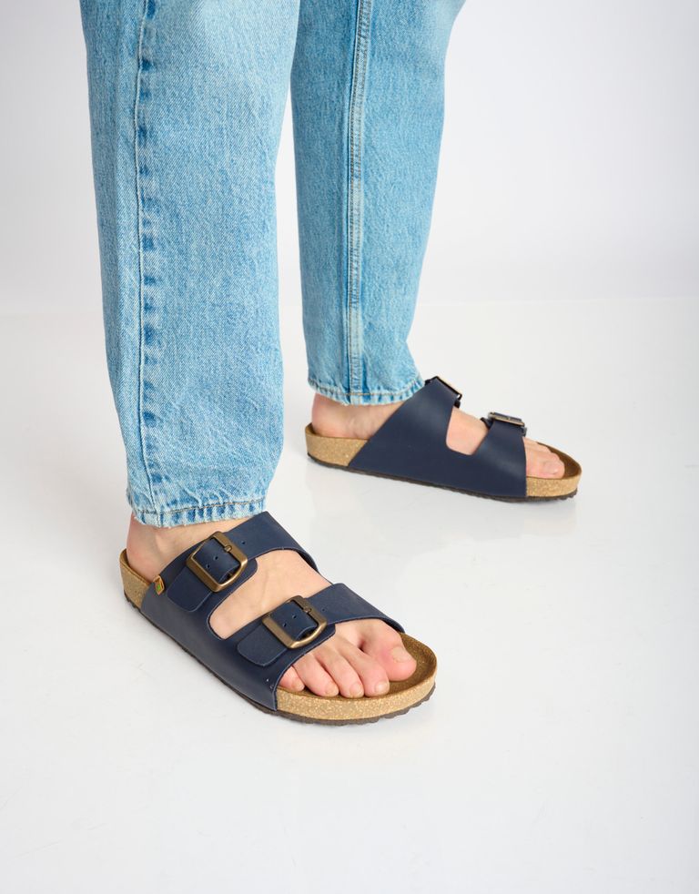 נעלי גברים - El Naturalista - כפכפי WARAJI VEGAN - כחול3