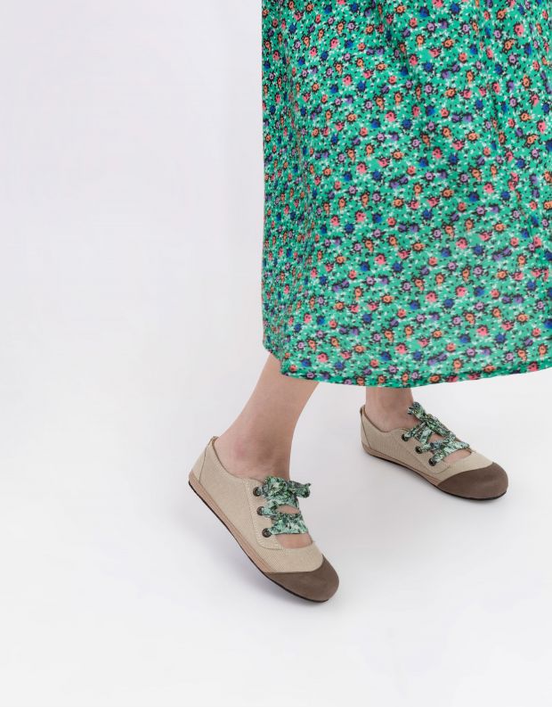 נעלי נשים - Komodo - נעל BALI שרוך צבעוני - ניוד