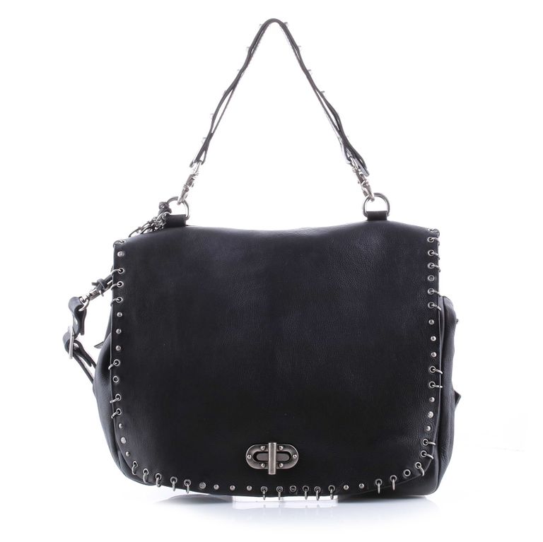 נעלי נשים - A.S. 98 - תיק מנעול לולאות קטן - שחור