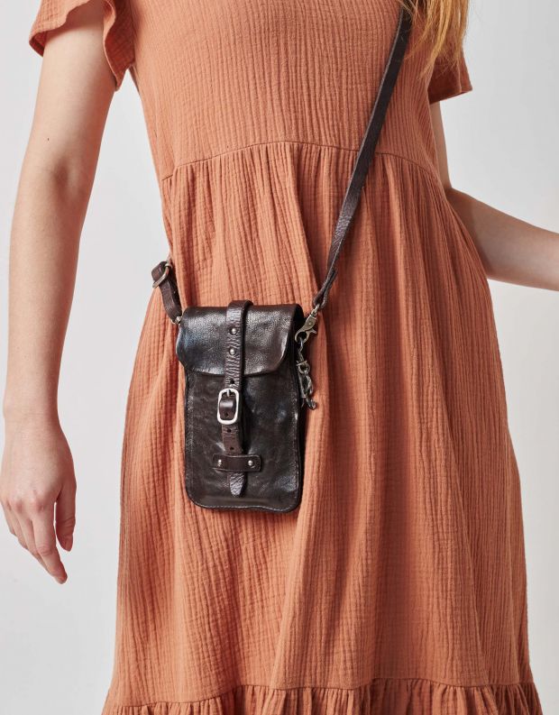 נעלי נשים - A.S. 98 - תיק כרטיסן - חום כהה