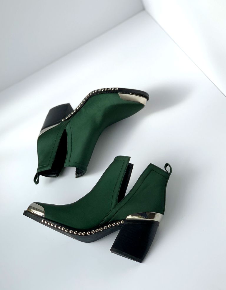 נעלי נשים - Jeffrey Campbell - מגפון OPTIMUM - ירוק