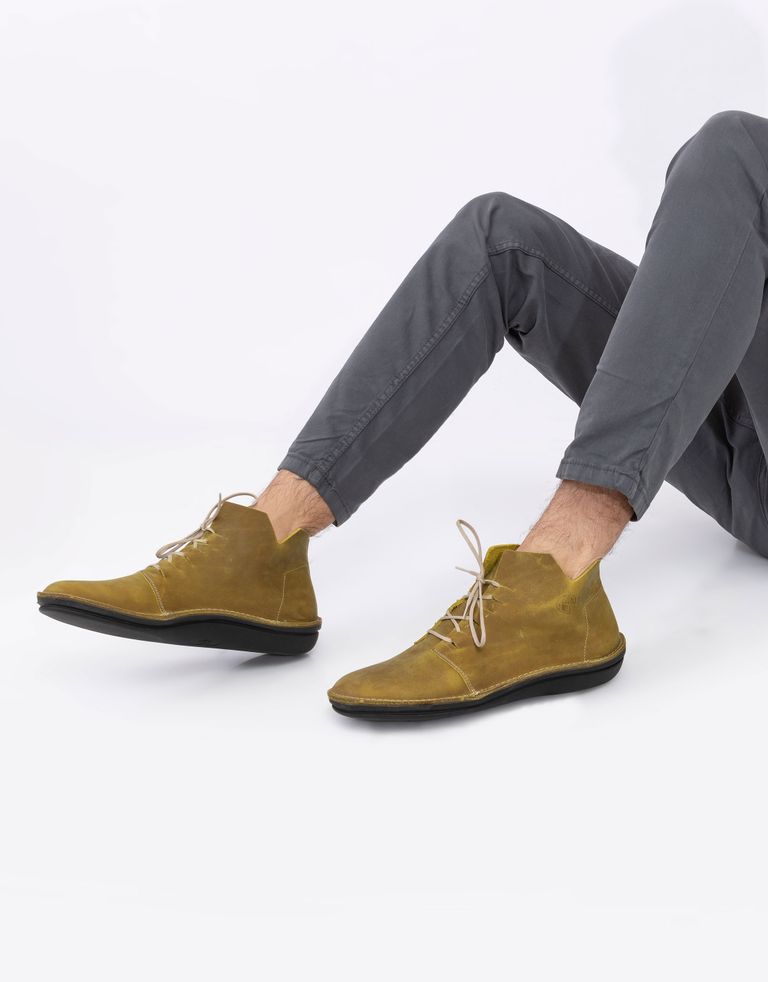 נעלי גברים - loints of Holland - נעלים גבוהות TURBO - צהוב