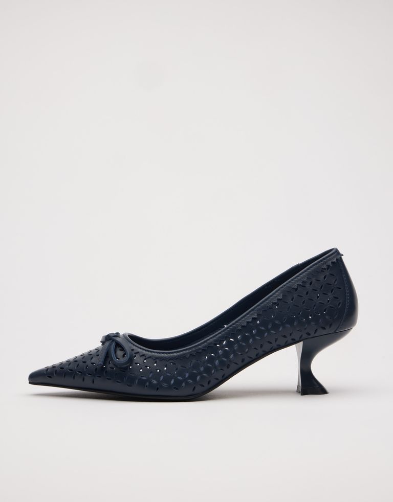 נעלי נשים - Jeffrey Campbell - נעלי סירה עם עקבים FAYRE - כחול2