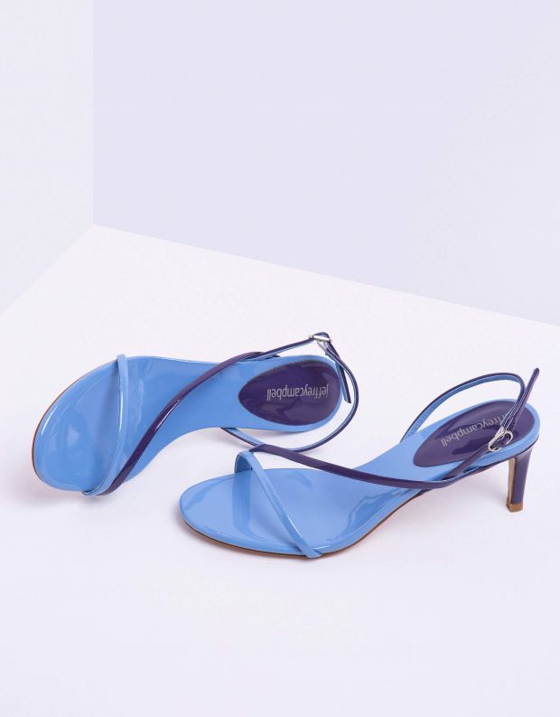 נעלי נשים - Jeffrey Campbell - סנדל MORPH לק - כחול