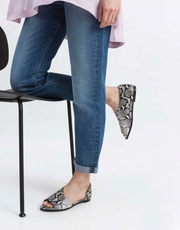 נעלי נשים - Yuko Imanishi - נעל פתוחה RIKU - נחש