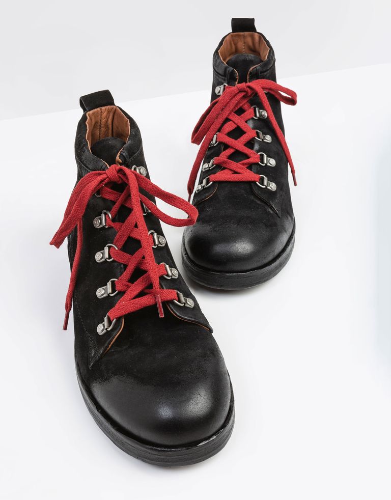 נעלי גברים - A.S. 98 - נעליים עם לולאות ACTON - שחור