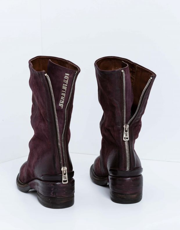 נעלי נשים - A.S. 98 - מגפי עור MIRACLE - חציל