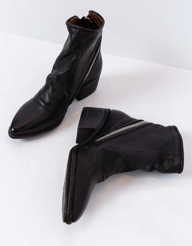 נעלי נשים - A.S. 98 - מגפוני עור PARADE - שחור