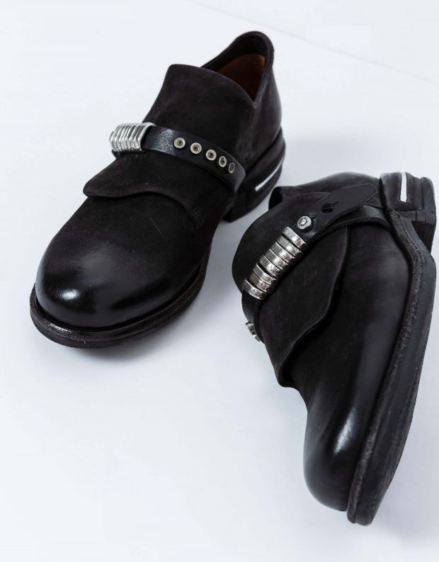נעלי נשים - A.S. 98 - נעליים עם לולאות TEAL - שחור