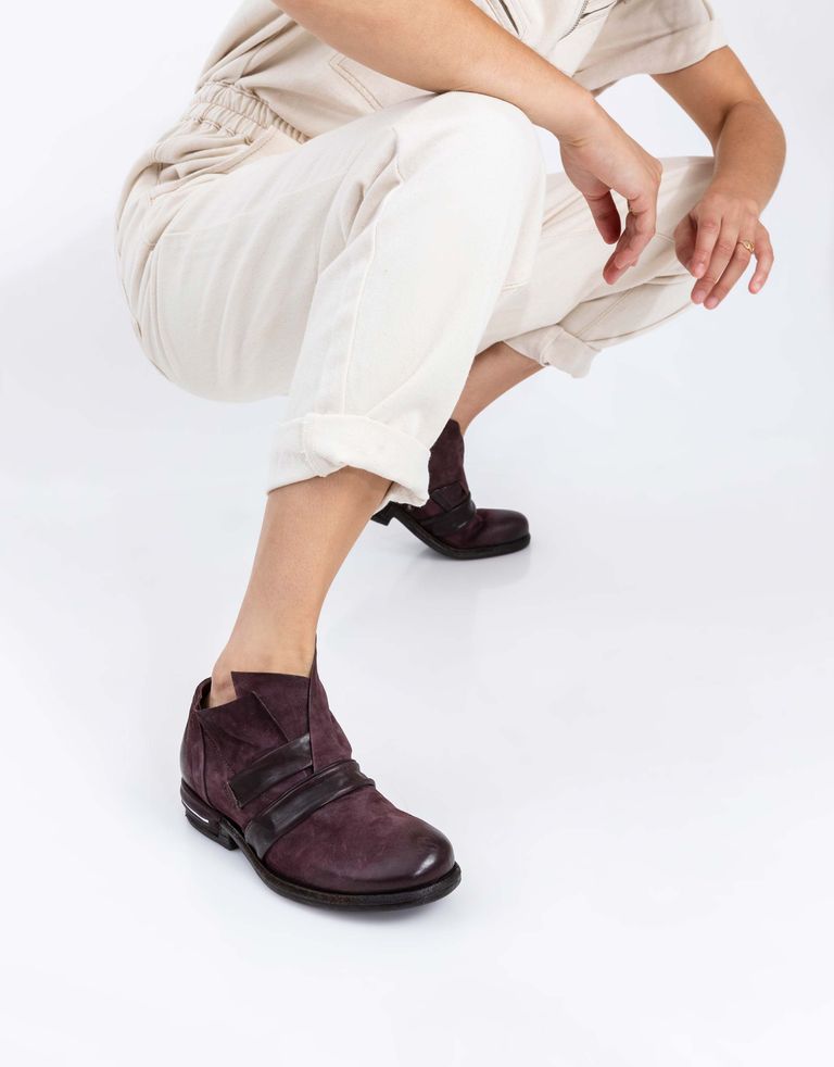 נעלי נשים - A.S. 98 - נעליים עם רצועות TEAL - חציל