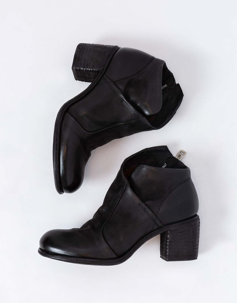 נעלי נשים - A.S. 98 - מגפוני עור BALTIMORA - שחור