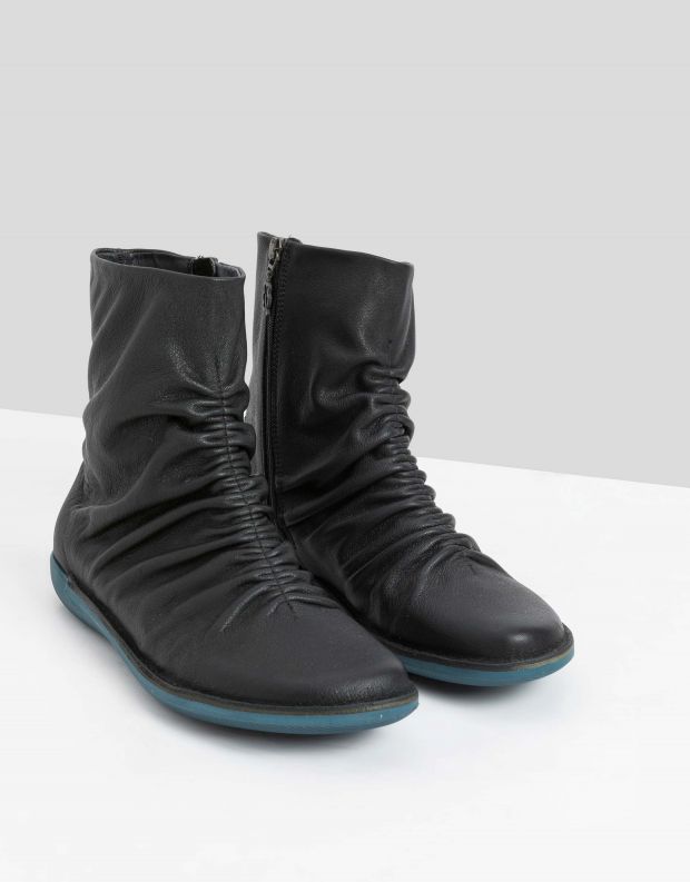 נעלי נשים - loints of Holland - מגפוני כיווצים NATURAL B - שחור