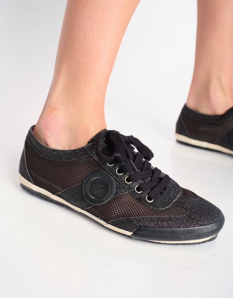 נעלי נשים - Aro - סניקרס JOANETA GLITTER - שחור2
