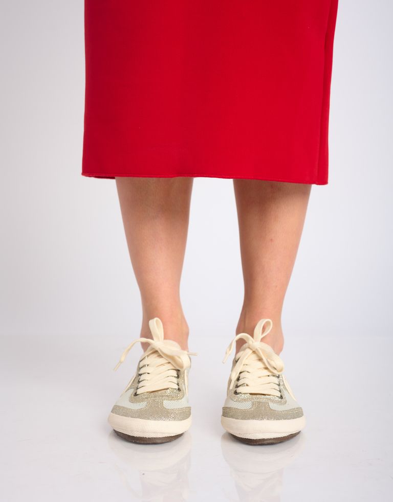 נעלי נשים - Aro - סניקרס JOANETA GLITTER - כסף4