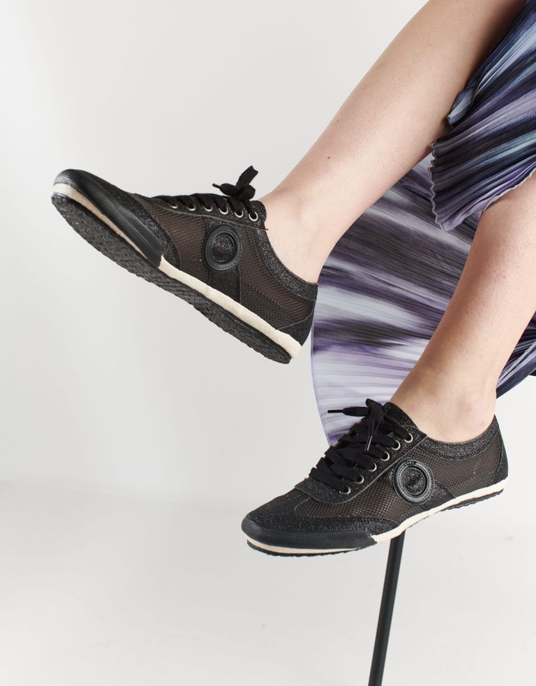 נעלי נשים - Aro - סניקרס JOANETA GLITTER - שחור4