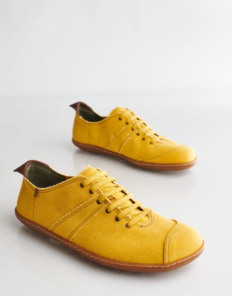 נעלי גברים - El Naturalista - נעלי בד טבעוניות EL VIAJE - צהוב