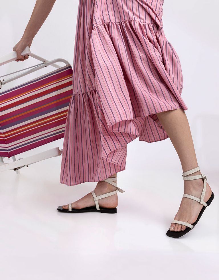 נעלי נשים - SOL SANA - סנדלים שטוחים JASMINE - אופוויט