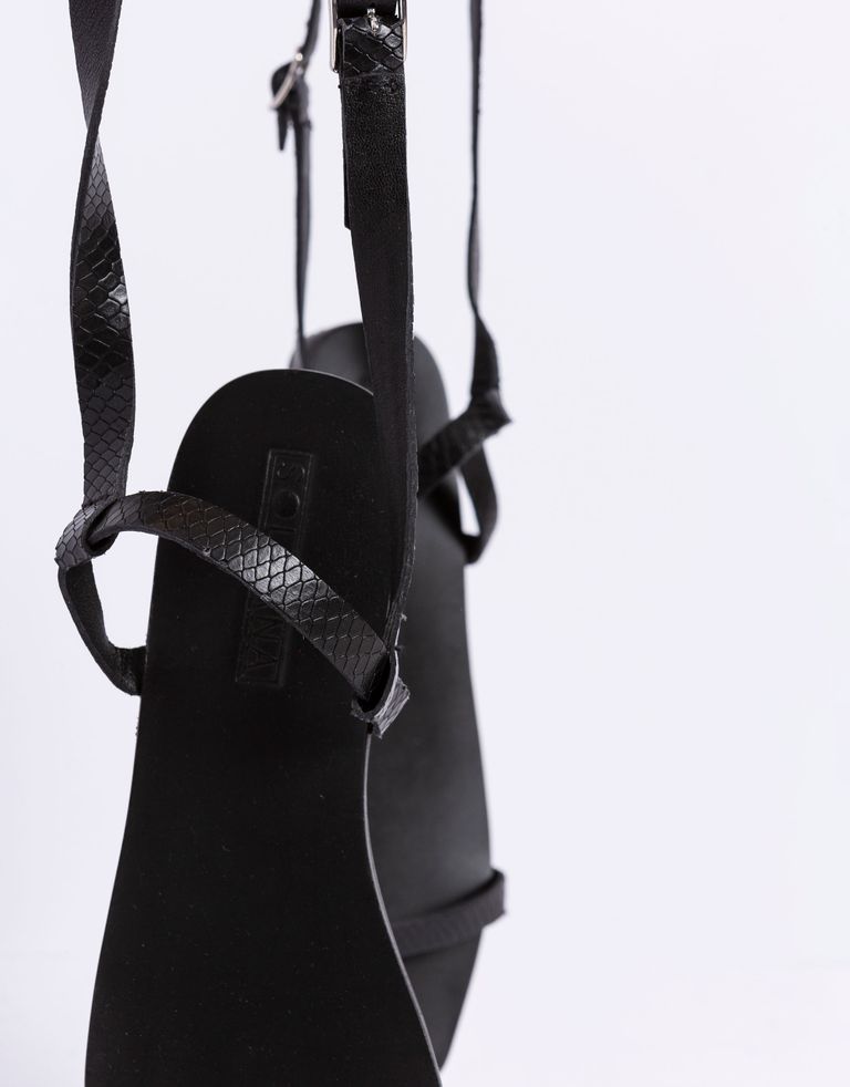 SOL SANA / סנדלים שטוחים JASMINE שחור.4