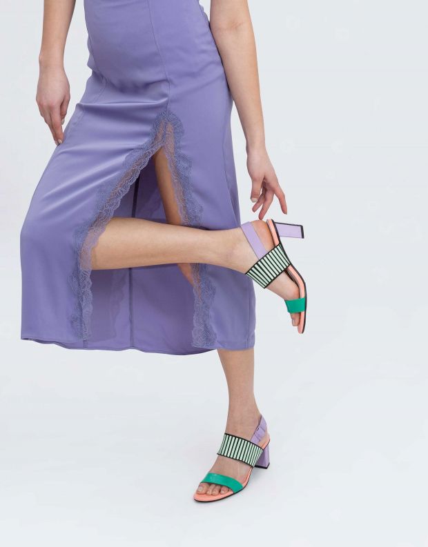 נעלי נשים - United Nude - סנדלי POP MID - צבעוני