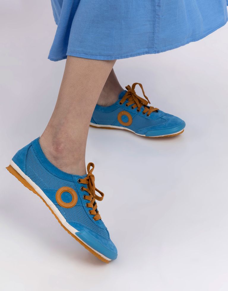 נעלי נשים - Aro - סניקרס JOANETA - כחול   כתום