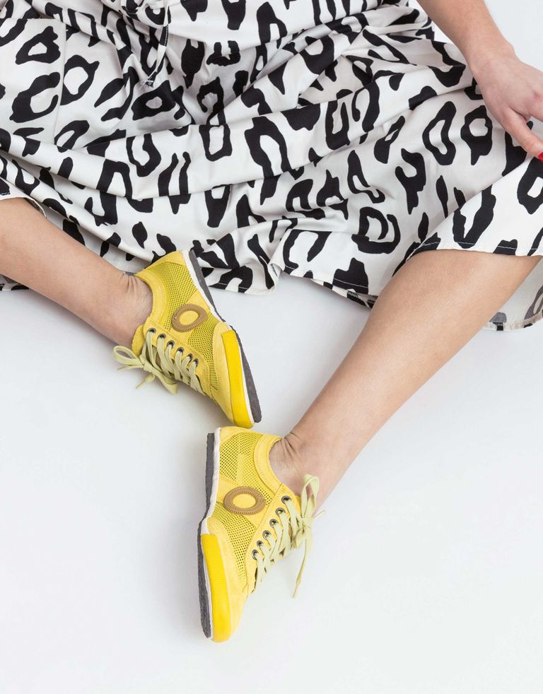 נעלי נשים - Aro - סניקרס JOANETA - צהוב