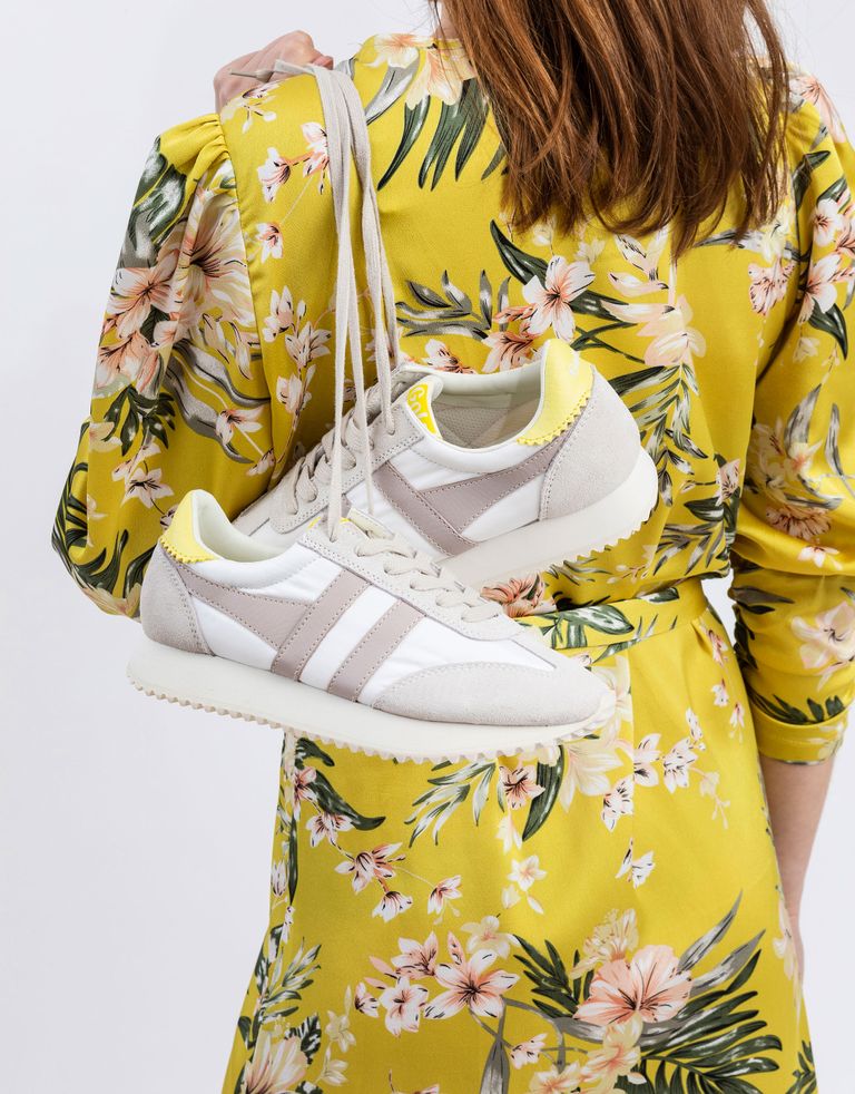 GOLA סניקרס BOSTON 78 לבן+ורוד.1