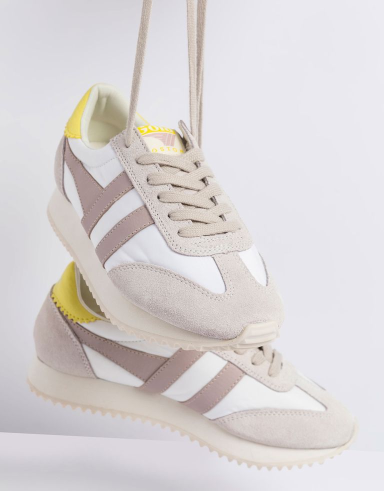 GOLA סניקרס BOSTON 78 לבן+ורוד.2