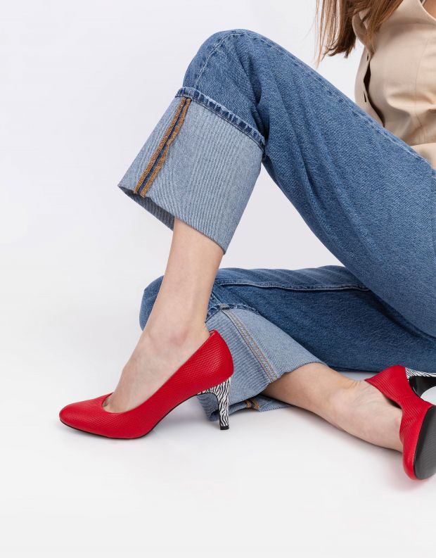 נעלי נשים - Shoemaker - נעלי סירה NEW YORK - אדום