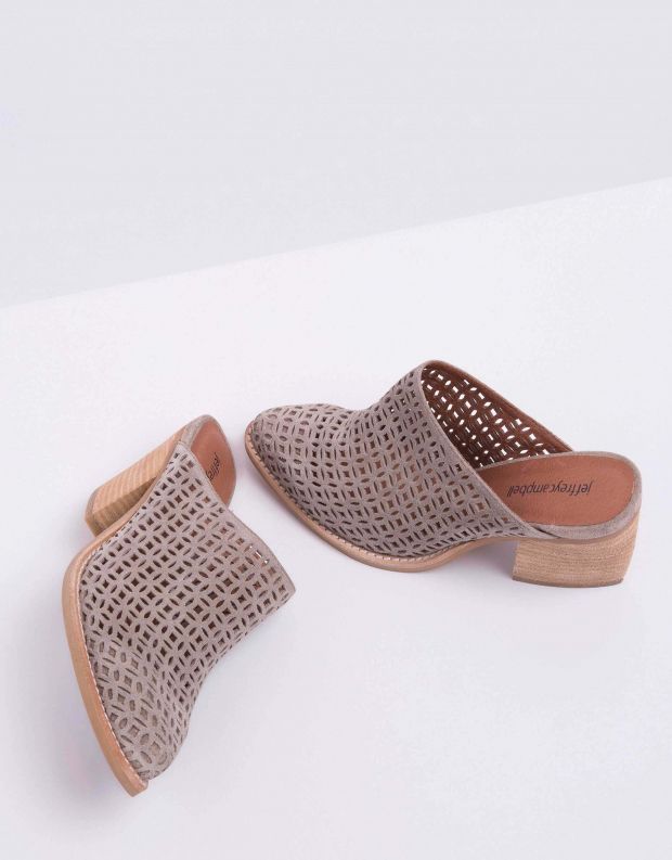 נעלי נשים - Jeffrey Campbell - קבקב FAVELA - אפור