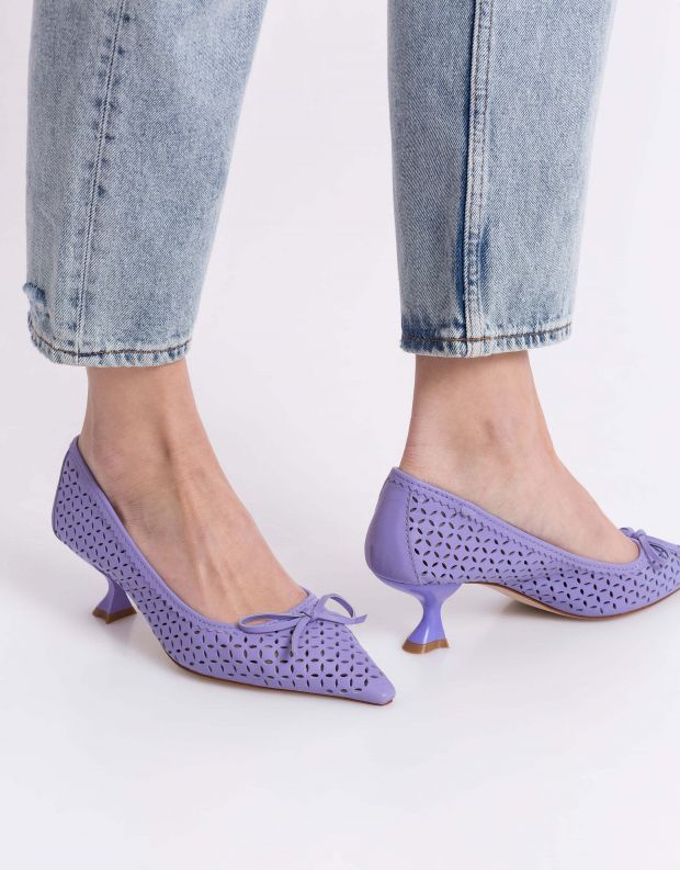 נעלי נשים - Jeffrey Campbell - סירה FAYRE - סגול