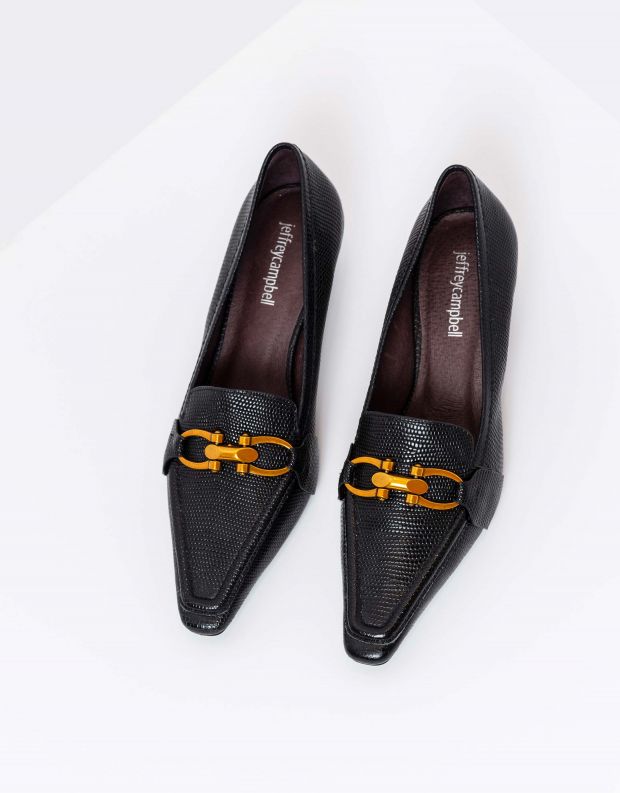 נעלי נשים - Jeffrey Campbell - נעלי סירה HYSTERIC - שחור