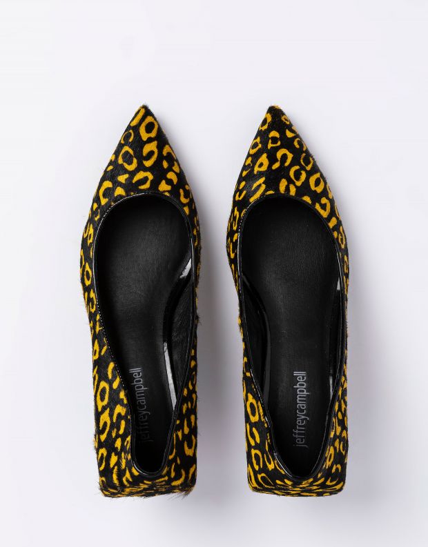 נעלי נשים - Jeffrey Campbell - נעלי סירה MARVEL - צהוב