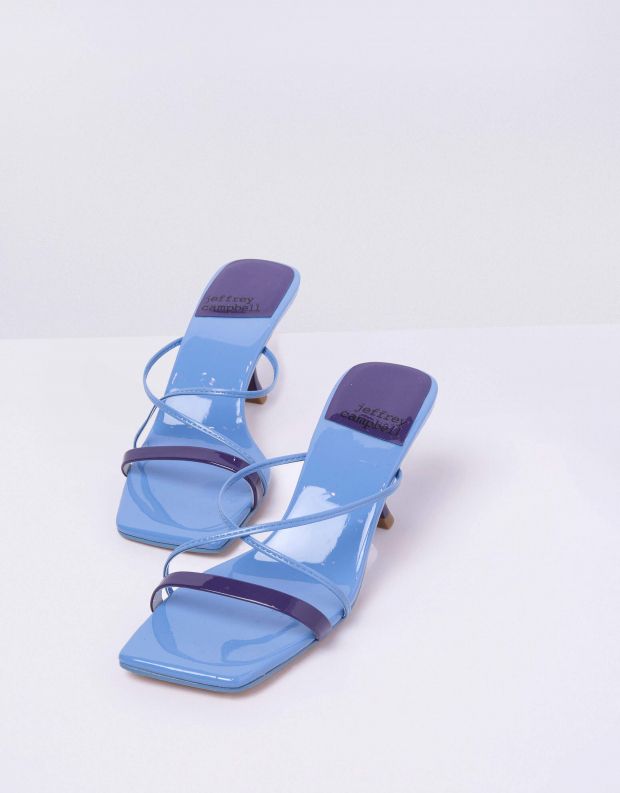 נעלי נשים - Jeffrey Campbell - קבקב MURAL - כחול