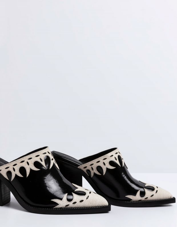 נעלי נשים - Jeffrey Campbell - כפכפי בוקרים TONTO - שחור