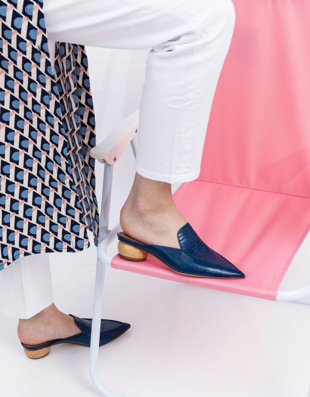 נעלי נשים - Jeffrey Campbell - קבקב VIONIT - כחול