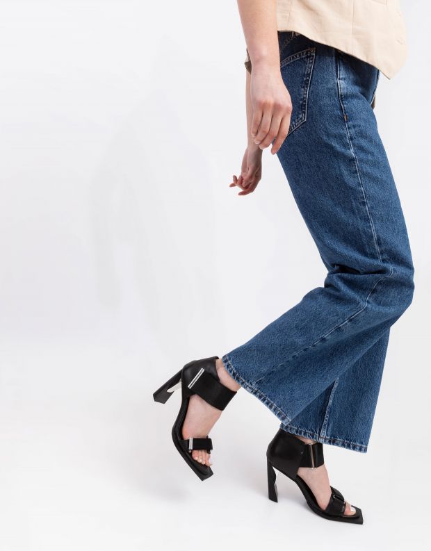 נעלי נשים - United Nude - סנדלי עקב VITA HI - שחור